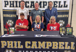 PCHS senior signs to play golf at NWSCC