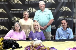 Goggans signs cheer scholarship with UNA