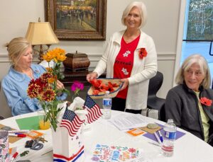 Garden club learns about poppy symbolism