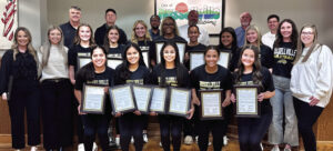 Volleyball team recognized for record-setting season