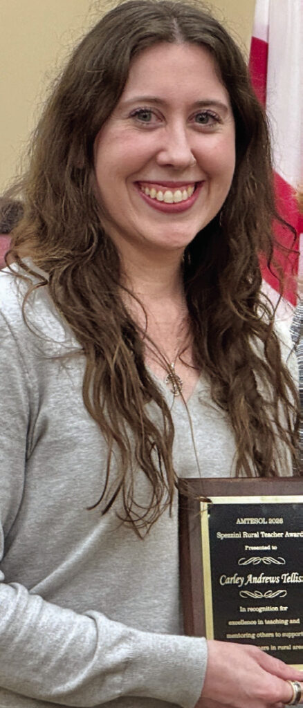 Tellish named Rural Teacher of the Year