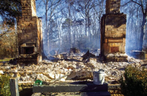 Blaze destroys home, family of 4 displaced