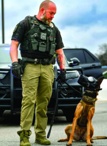K-9 Mia gets helmet for protection