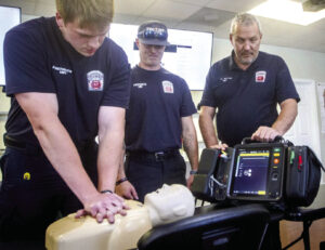 CPR training among department services