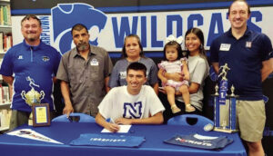 Tharptown runner signs NWSCC scholarship